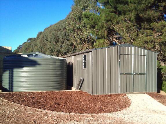 Steel Frame Gable Roof Sheds Image